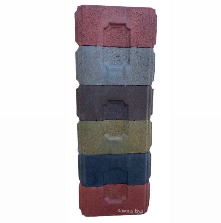 Блок стовпчиковий гладкий+декор