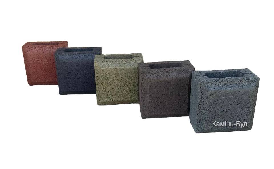 Блок половинка гладка з фаскою