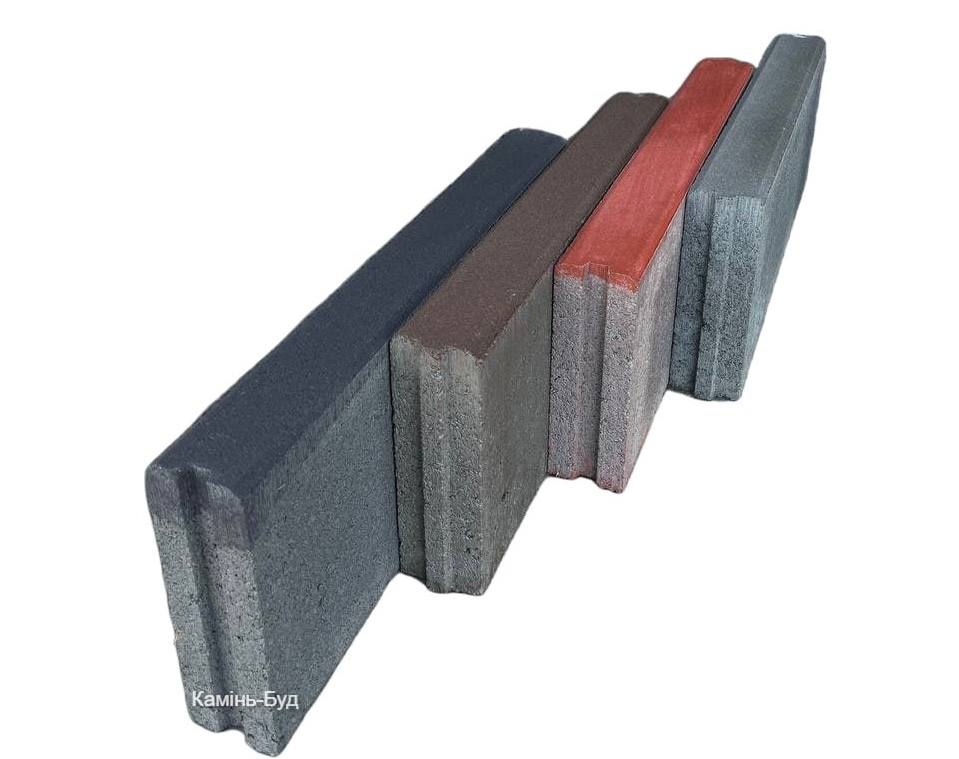 Поребрик  прямий в паз